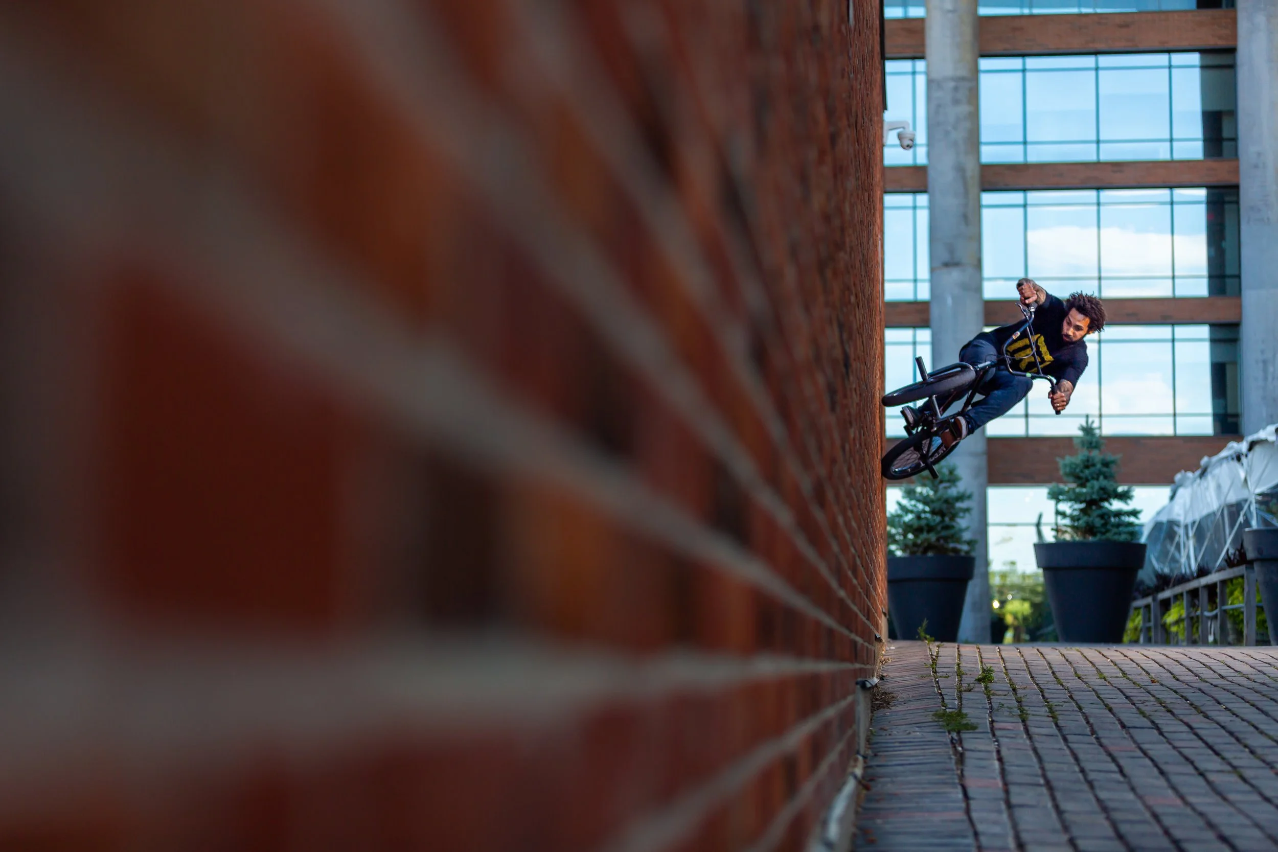 Action sports athlete performing at Red Bull Rising Talent event