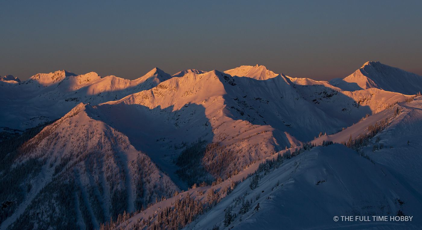 Alpenglow Ridgeline, Kicking Horse Mountain Resort, Golden, BC