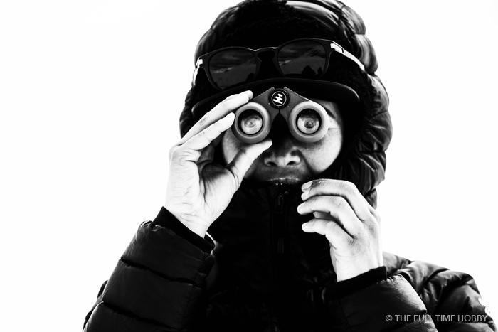 Binoculars in Black & White, Alaska