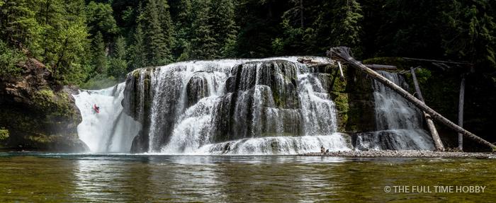 Broad Forest Waterfall, Lower Lewis River Falls, Washington