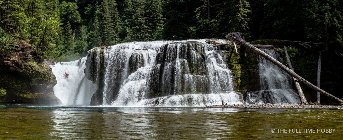 Broad Forest Waterfall, Lower Lewis River Falls, Washington