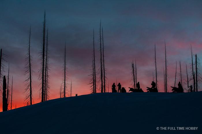 Sunset Over a Burnt Forest, Near Cache Creek, BC