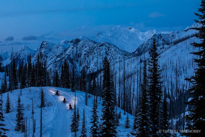 Burnt Ridge in Winter, Revelstoke, BC