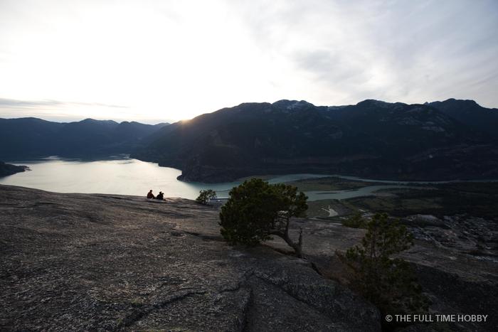 Calm Lake Shoreline, Top of the Stawamus Chief, Squamish, BC