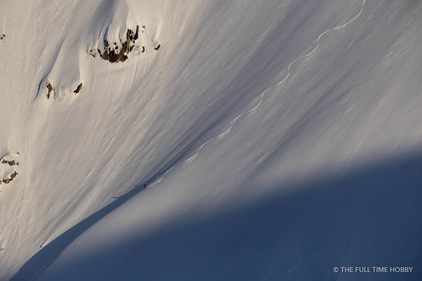 Clean Snow Slope, Alaska