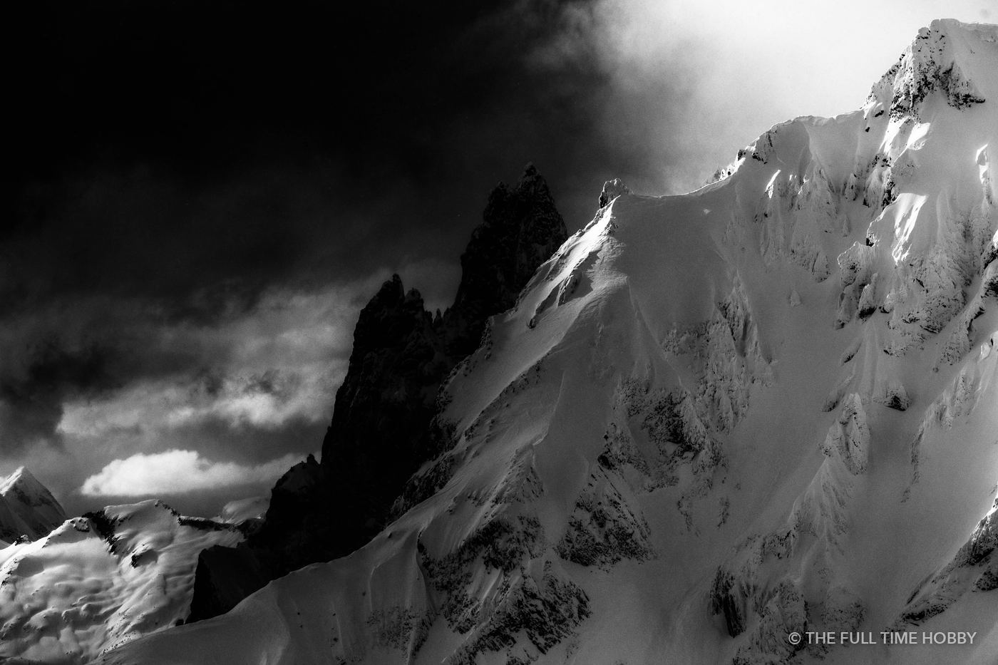 Dark Ridge, Bright Snow, Brandywine Mountain, BC