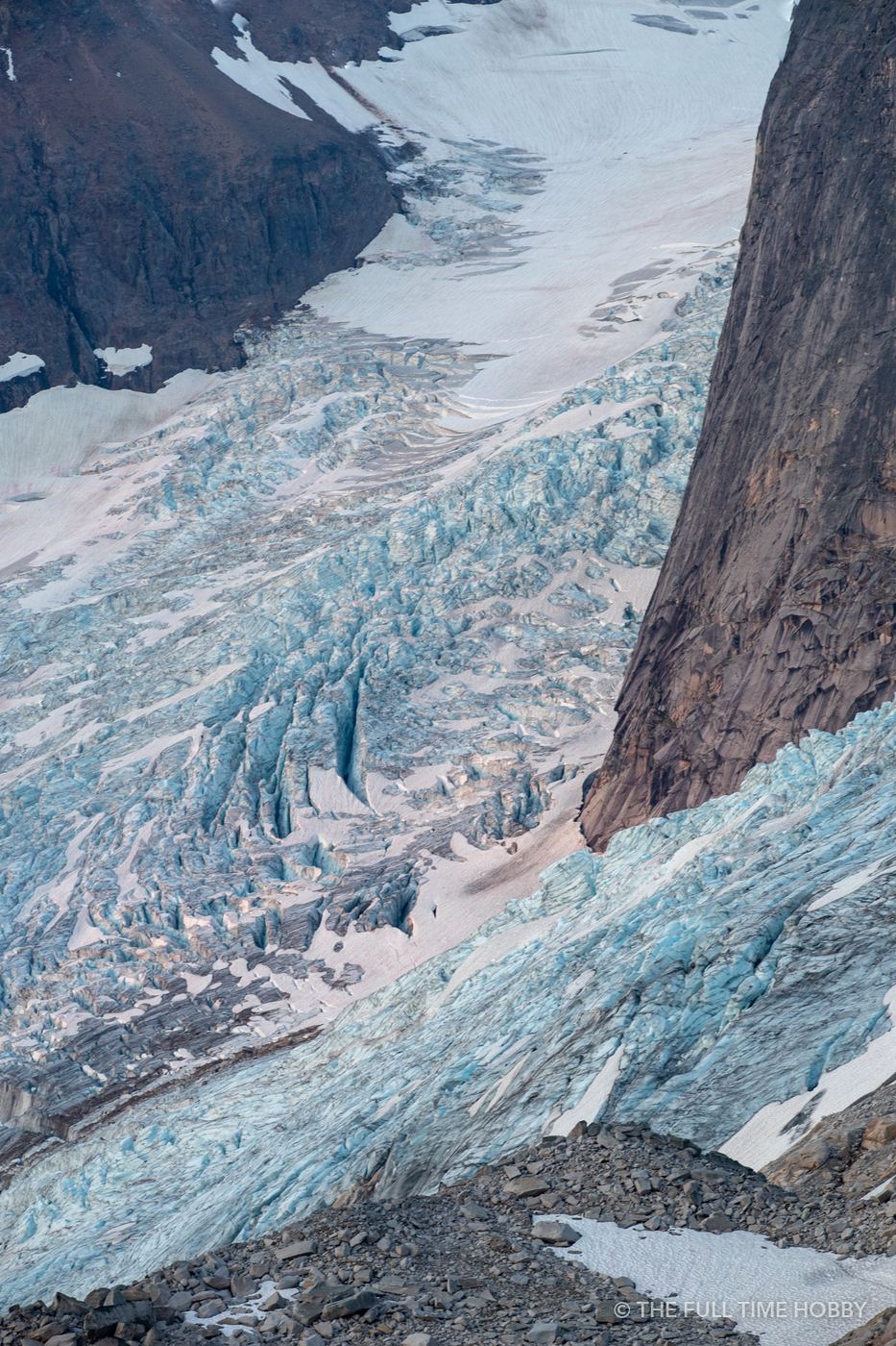 Glacier and Rock Wall, Bugaboo Provincial Park, BC