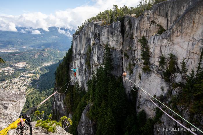Granite Wall Above the Valley, Top of the Stawamus Chief, Squamish, BC