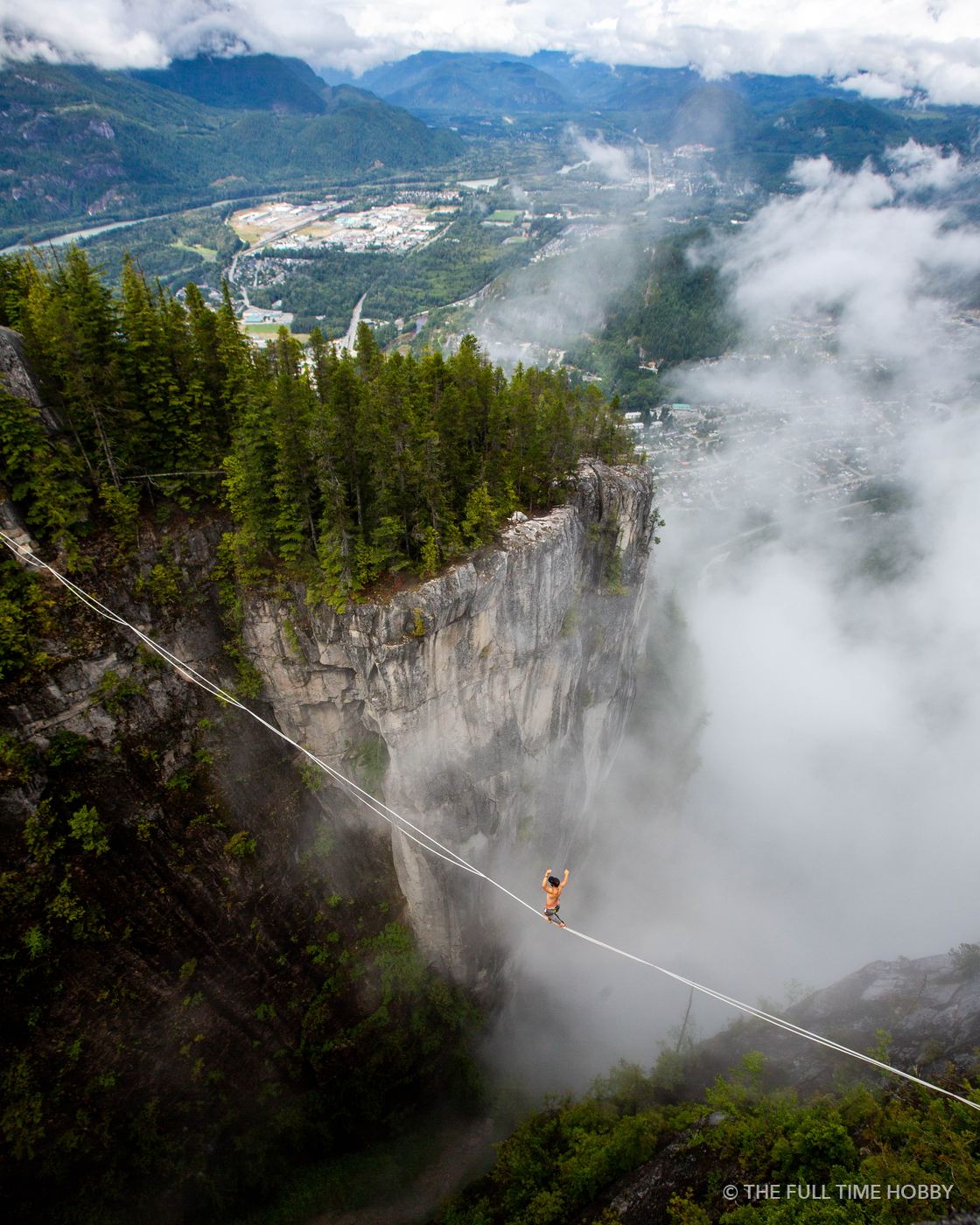 Highline Over the Gorge, Top of the Stawamus Chief, Squamish, BC