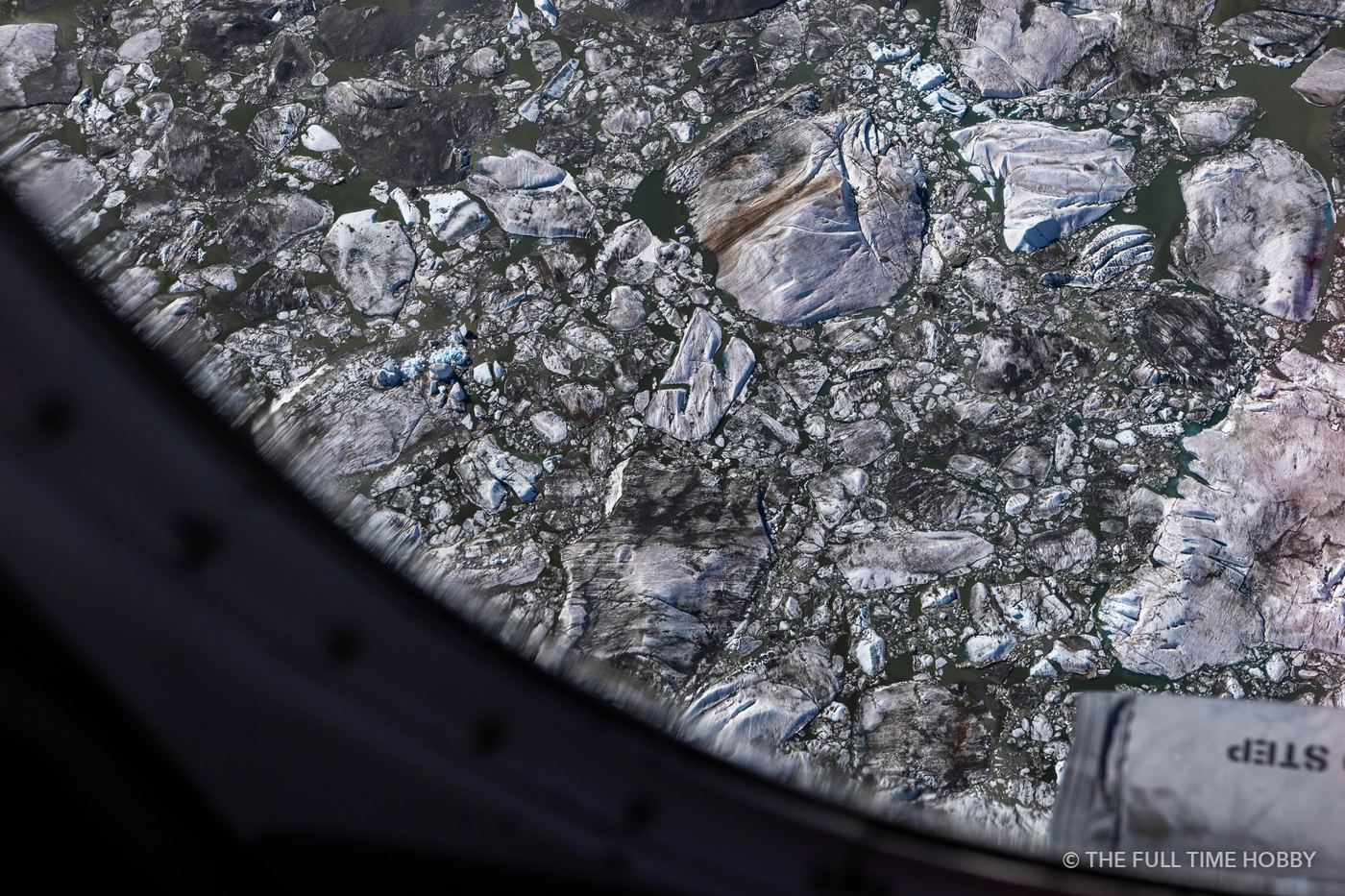 Ice Field Through the Window, Alaska