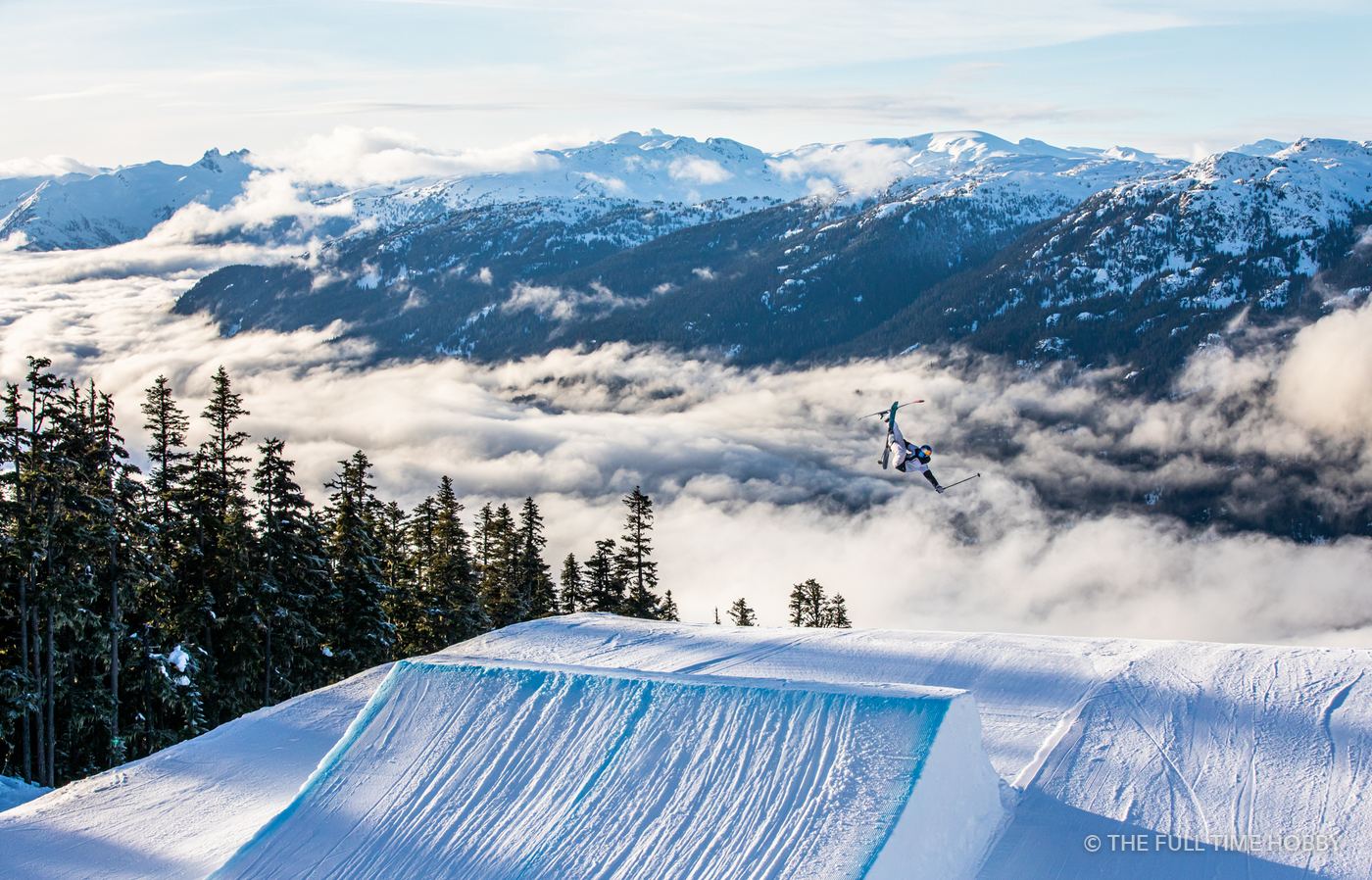Kicker Above the Clouds, Blackcomb Glacier, Whistler, BC