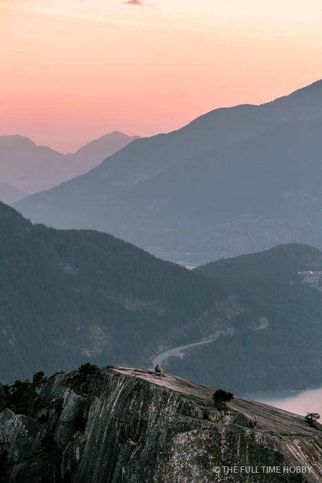 Layered Mountain Ridges, Stawamus Chief, Squamish, BC