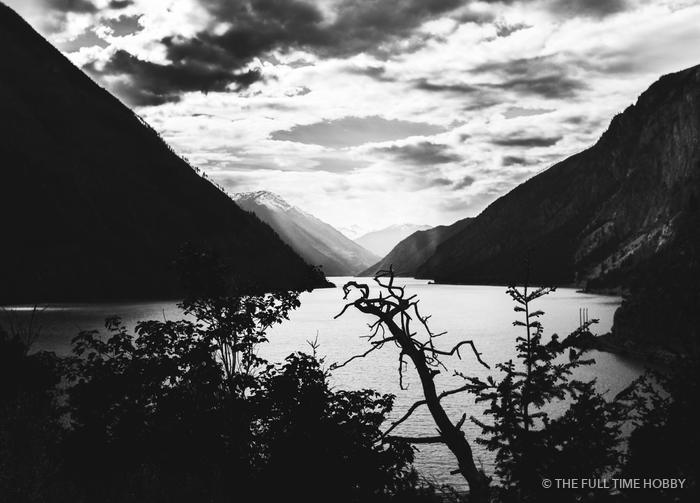 Lillooet Lake in Black & White, Lillooet Lake, BC