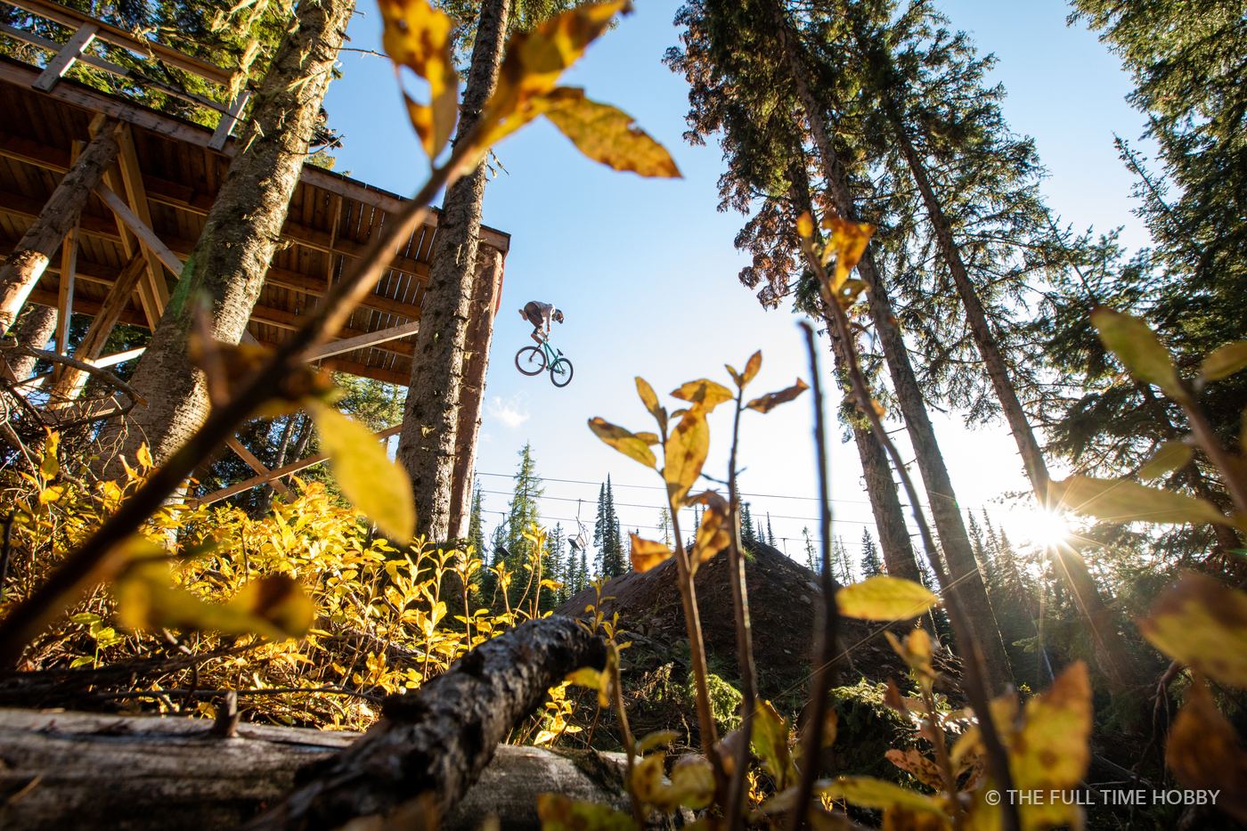 Riding Through Autumn Leaves, Silver Star Mountain Resort, Vernon, BC