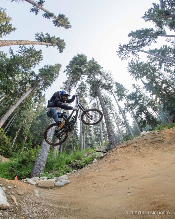 Jump Through the Tall Forest, Whistler area, BC