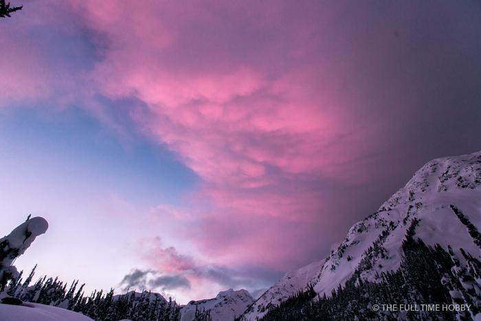 Pink Cloud Burst, Duffey Lake Provincial Park, BC