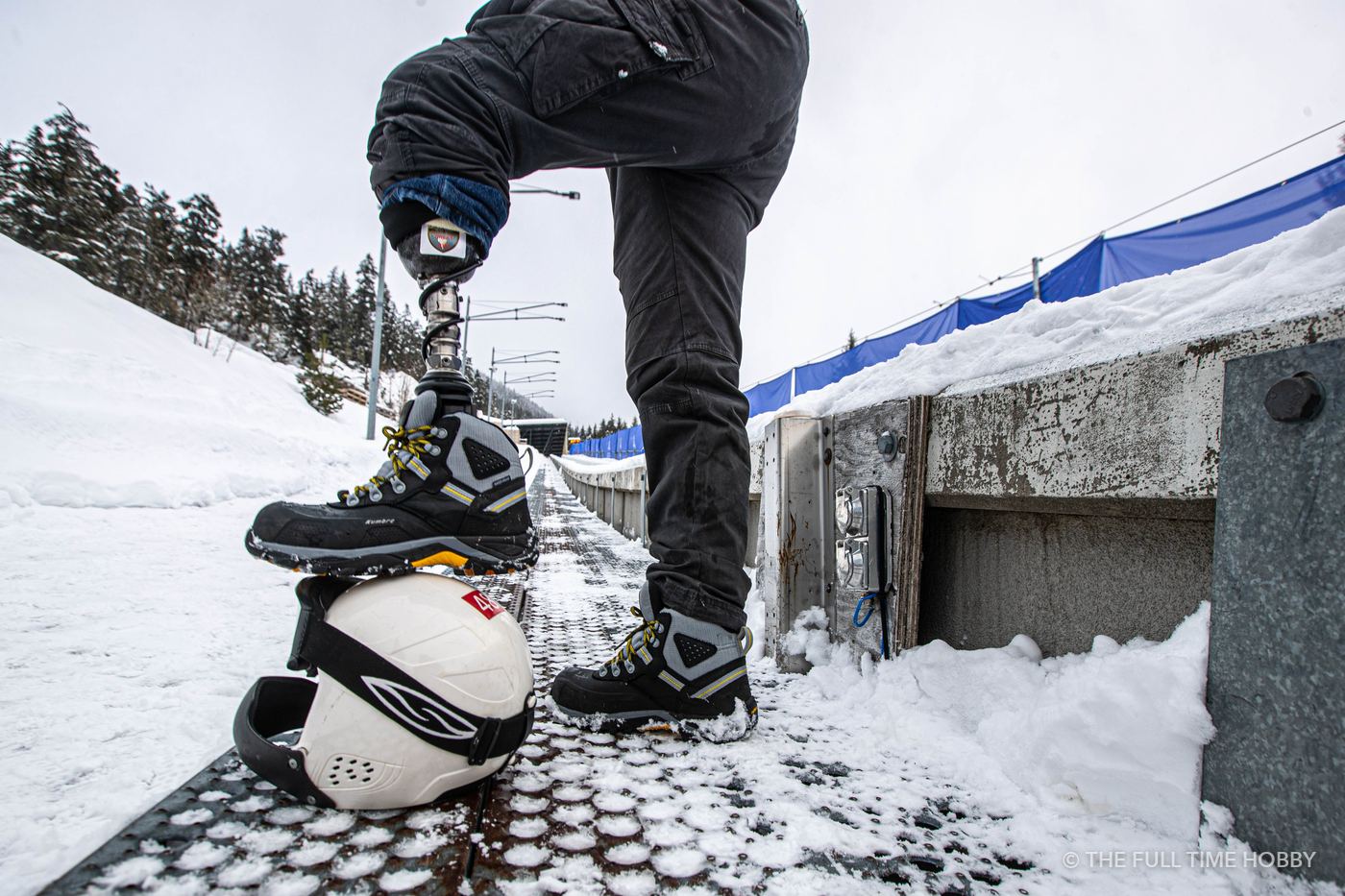 Prosthetic Leg and Ski Boot
