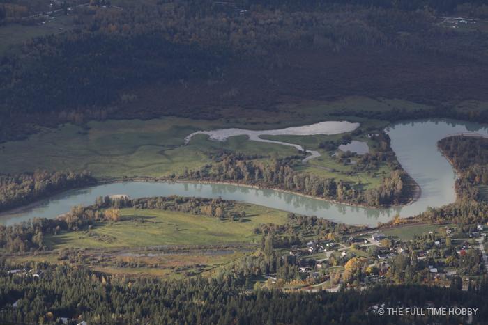 River Valley from Above, Golden, BC