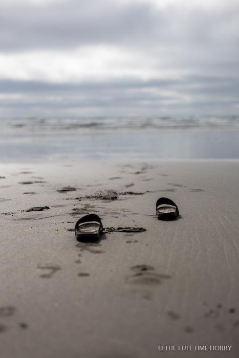 Sandals on the Beach, Tofino, BC