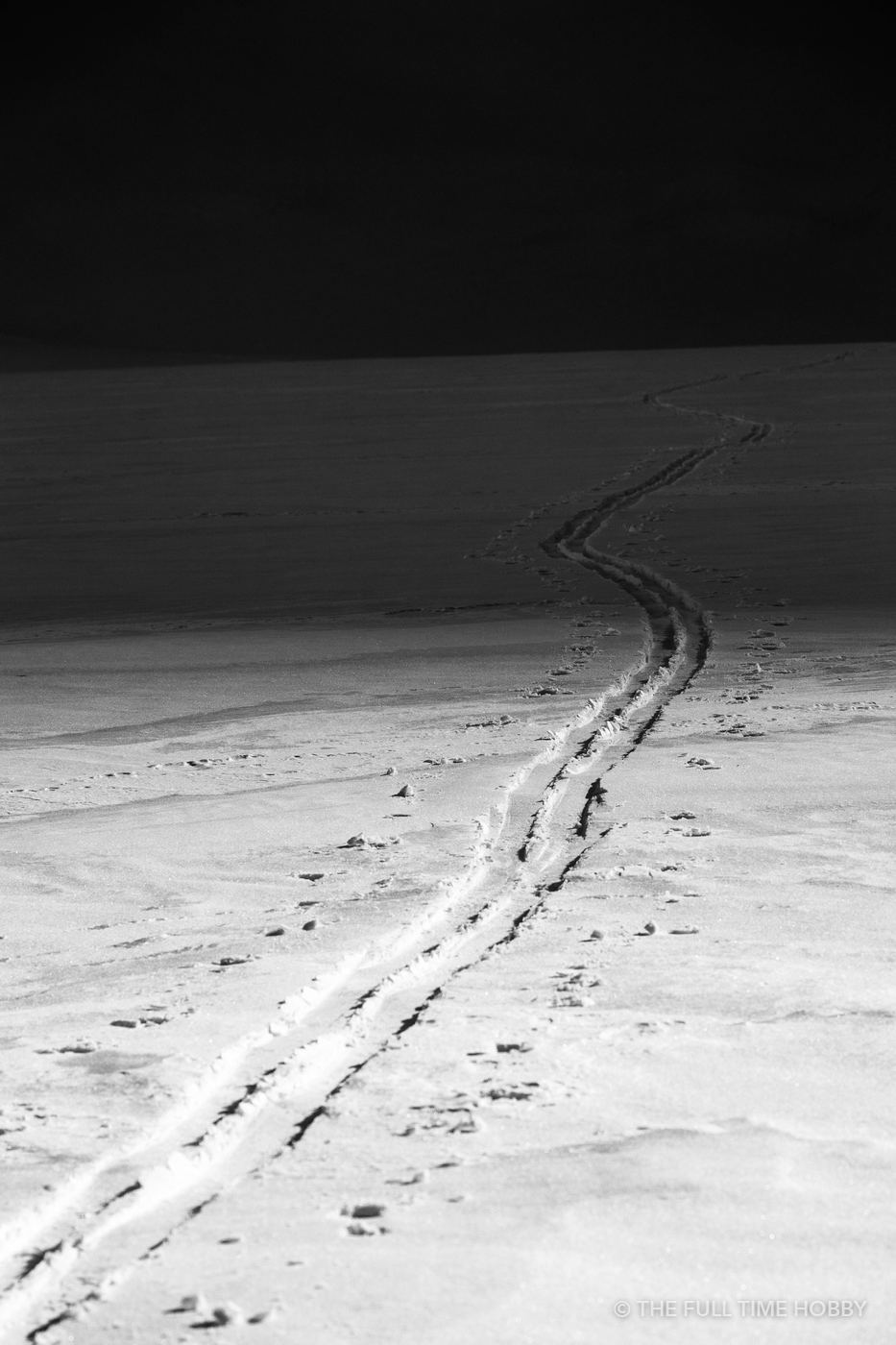 Skin Track at Night, Alaska