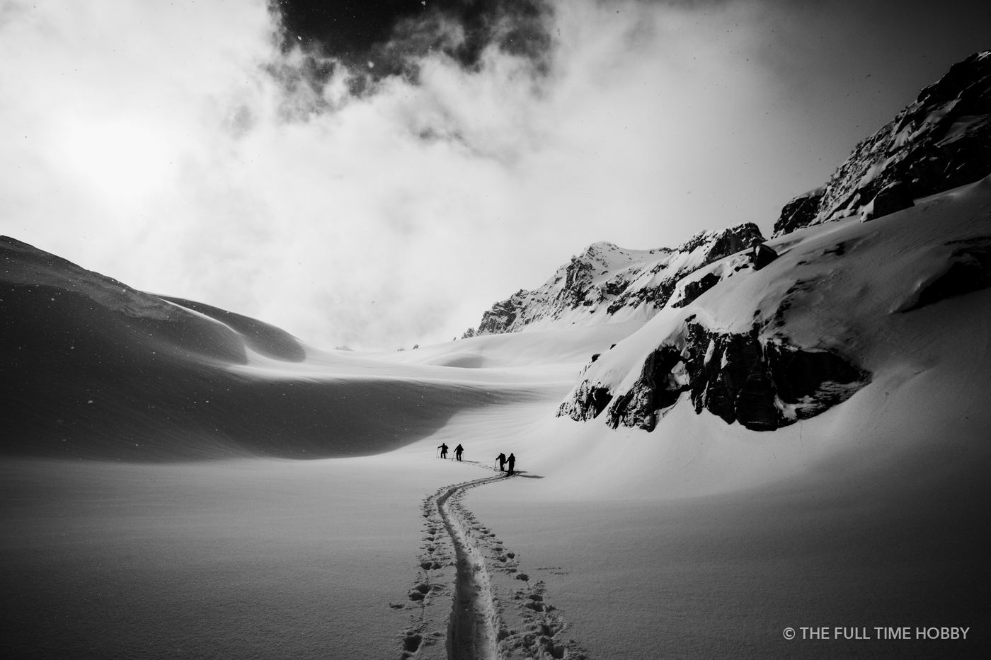 Skin Track to the Col, Duffey Lake Provincial Park, BC