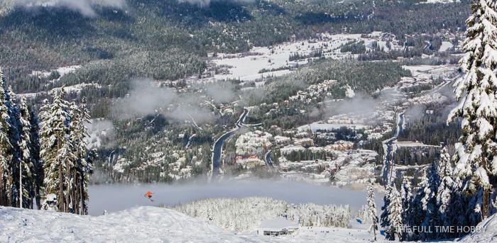 Snowy Valley From Above, Blackcomb Mountain, Whistler Blackcomb, BC