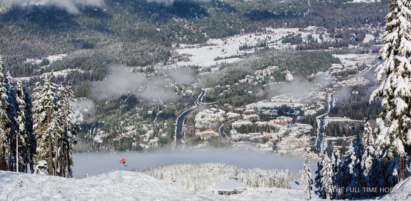 Snowy Valley From Above, Blackcomb Mountain, Whistler Blackcomb, BC