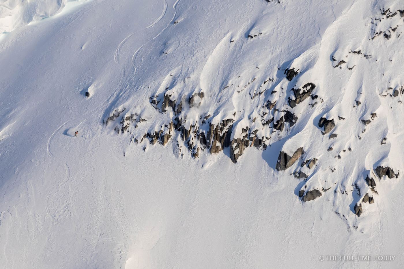Spine Lines on a Big Face, Alaska