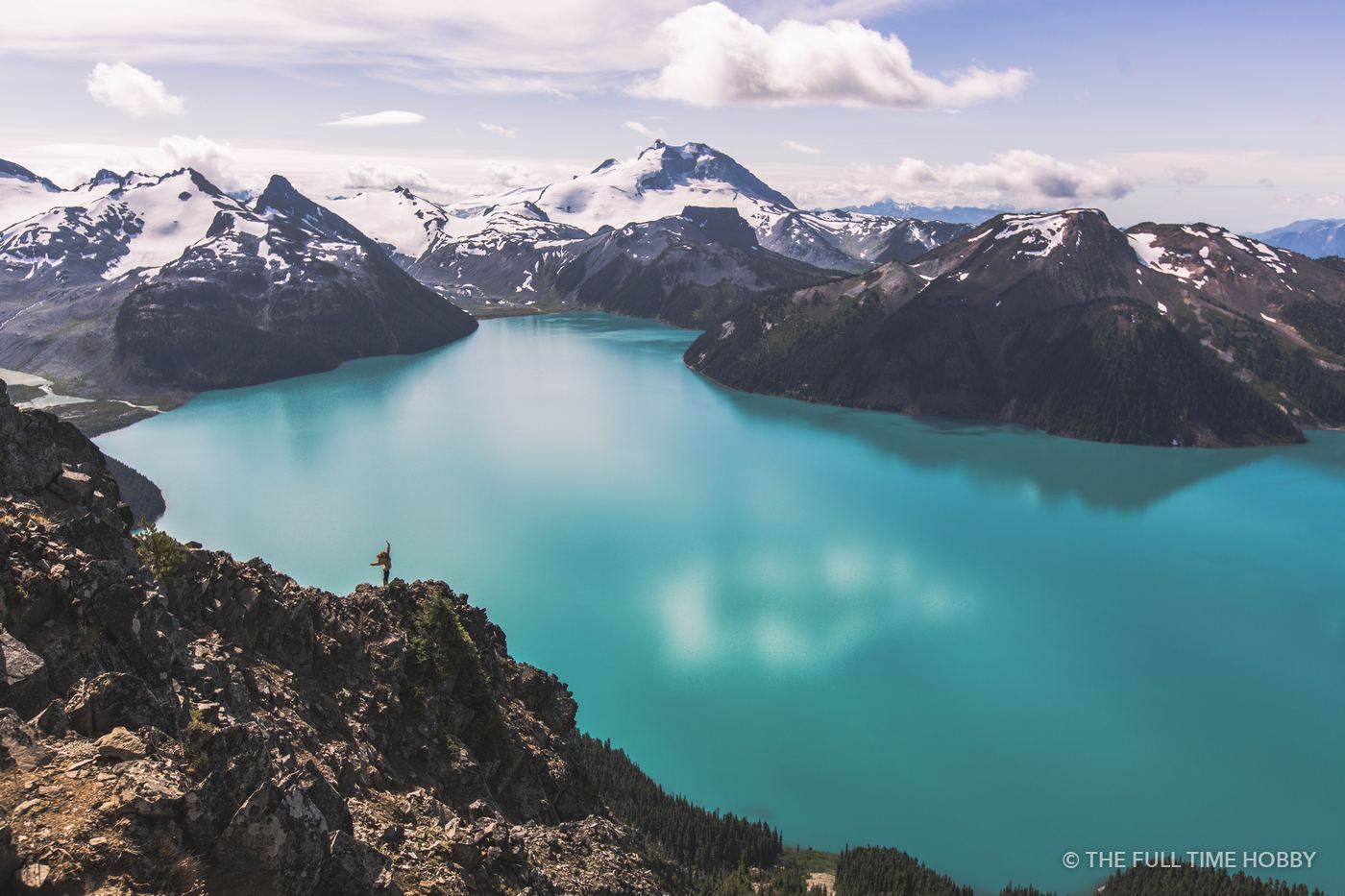 Turquoise Alpine Lake, Sea to Sky, Panorama Ridge, Garibaldi Provincial Park, BC