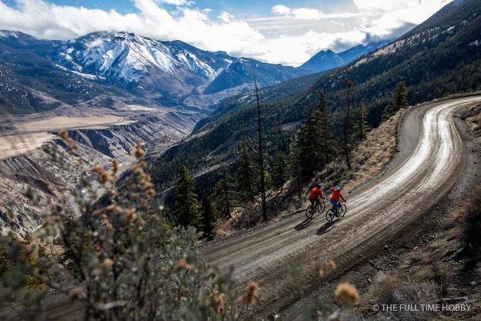 Riders on the Valley Road, Lillooet, BC