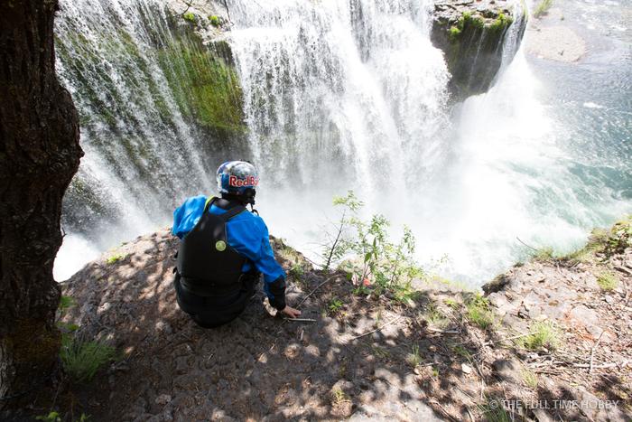 Watching the Falls, Lower Lewis River Falls, Washington